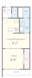 ル・ヴェール黒崎町【2階】の間取り