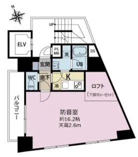 ラシクラスEX東京ベイ【9階】の間取り