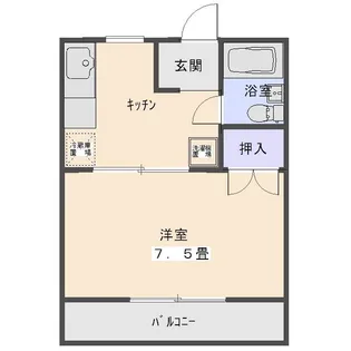 クリーンコーポ山王【2階】の間取り