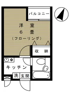 リッツハイム野沢【3階】の間取り