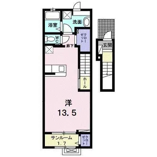 ハーモニーI【2階】の間取り
