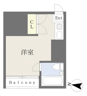 大辻マンション【4階】の間取り