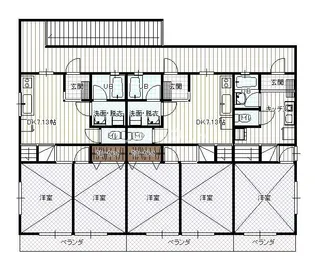 コンフォート愛宕【2階】の間取り