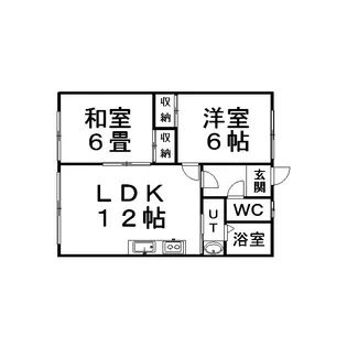 ハイツフランセ【2階】の間取り