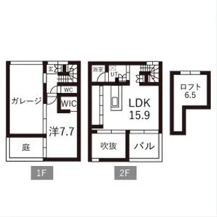 RSプラスイレブンの間取り