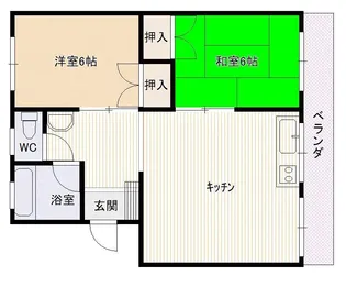 マルベリーマンション【4階】の間取り