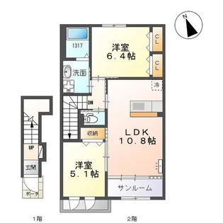 Grain-C【2階】の間取り