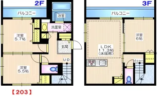 ブラッサム東海岸の間取り