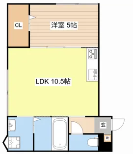 ランマンスクエア【1階】の間取り