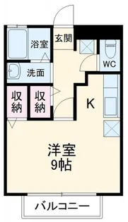 ル・シャンブル【2階】の間取り