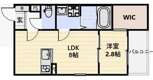 セレーノ藤井寺【1階】の間取り