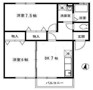 センチュリ-ガ-デン【1階】の間取り