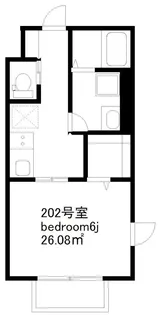 K・residence【2階】の間取り