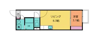 アークパイン黒松【1階】の間取り