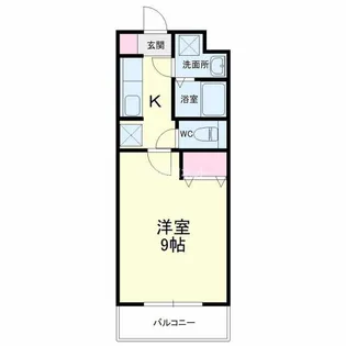 高御所ロイヤルマンション【5階】の間取り