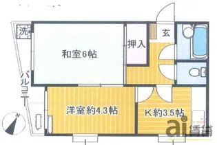 東京都東村山市久米川町4【マンション】の間取り