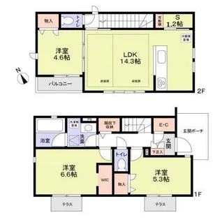 東京都武蔵野市西久保1【一戸建】の間取り