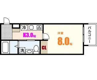 reve上安【1階】の間取り