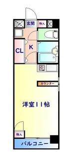 ベルビュー支倉【3階】の間取り
