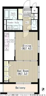 東京都目黒区中町2【マンション】の間取り