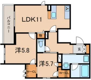 シャーメゾン南大塚【3階】の間取り