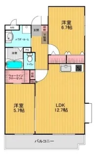 ルーチェ【4階】の間取り