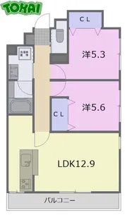 ラフィーネ【1階】の間取り