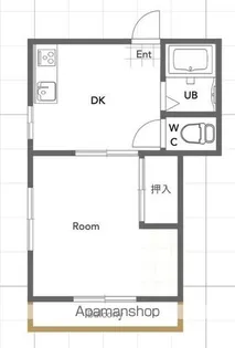 ラフォーレヨコヤマ【2階】の間取り