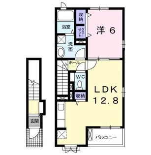 フォーリストI【2階】の間取り