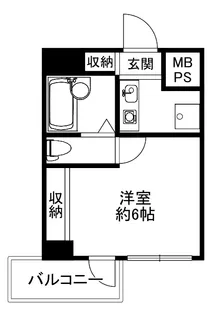 海野ビル【2階】の間取り