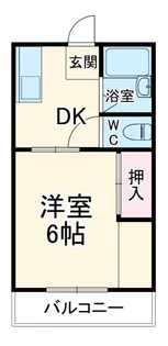 サンシティ梅郷【2階】の間取り