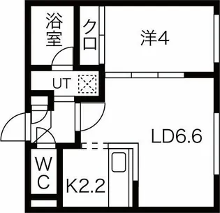 北海道札幌市白石区本郷通13丁目南【マンション】の間取り