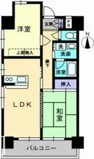 ダイアパレス築地【12階】の間取り
