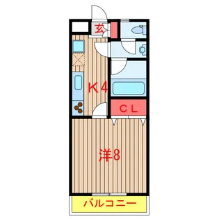 カーム習志野台【1階】の間取り