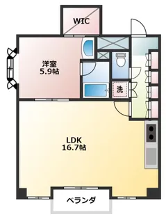 シャトーヨサミ【3階】の間取り
