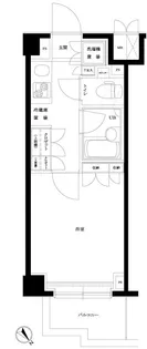 ルーブル目黒不動前【1階】の間取り