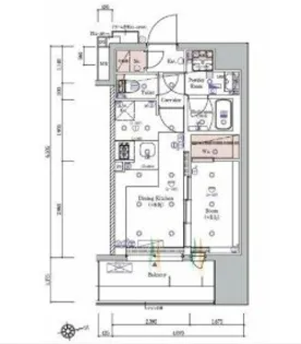 SYFORME KAWASAKI【13階】の間取り