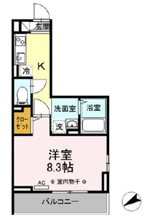 Charme cerisier【2階】の間取り