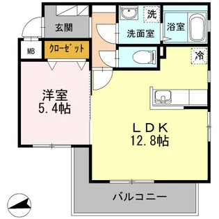 東京都世田谷区等々力4【マンション】の間取り
