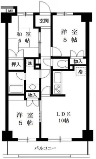 東京都中野区白鷺2【マンション】の間取り