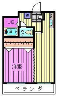 ウィンベルデュエット大宮第13【4階】の間取り