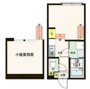 AKレジデンス三軒茶屋【2階】の間取り