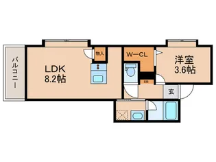 シンシア【2階】の間取り