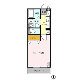 東京都練馬区石神井町8【アパート】の間取り