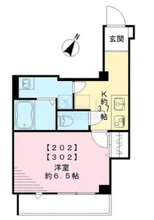 CASA一里塚【2階】の間取り