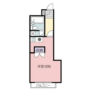 クレセントコート【3階】の間取り