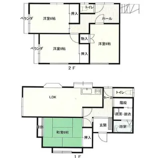 埼玉県熊谷市大原2【一戸建】の間取り