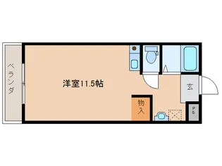 サンケイマンション第9ビル【4階】の間取り