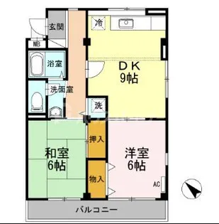 フォルテーヌ東葛西【2階】の間取り
