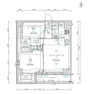 アルテシモ グレイス【7階】の間取り